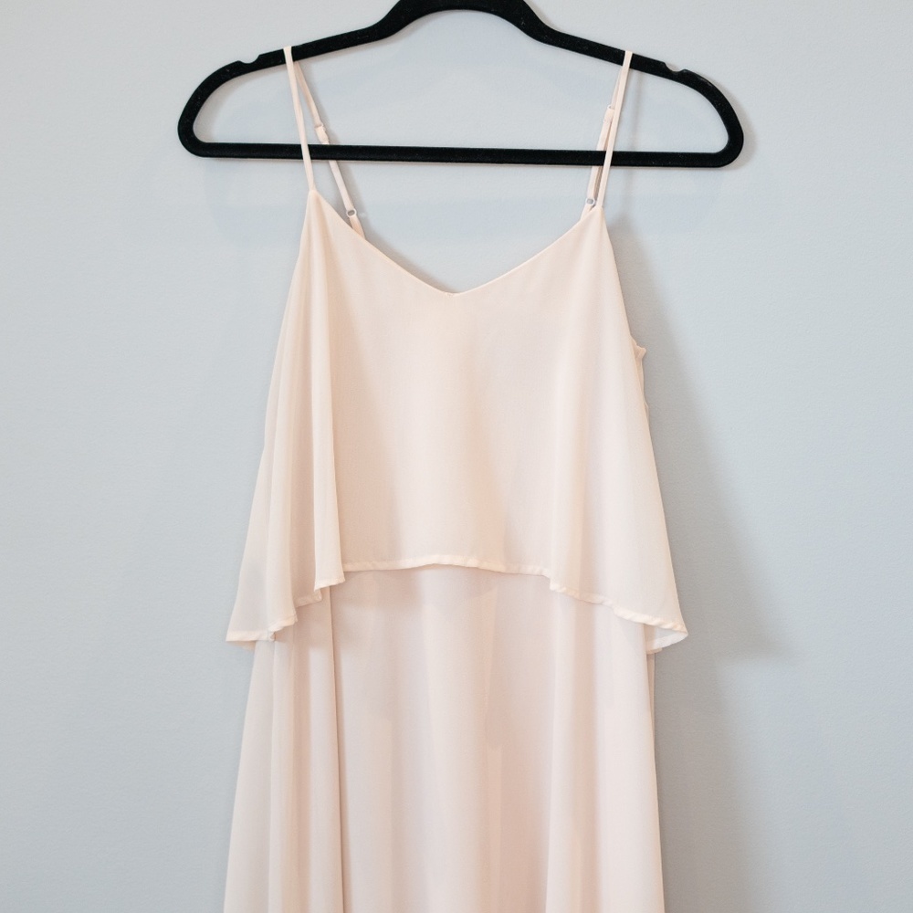 Light Pink High-Low Dress